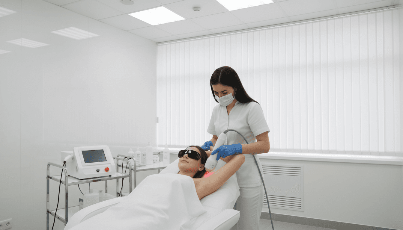 Underarm laser hair removal treatment at Ever Beauty Clinic