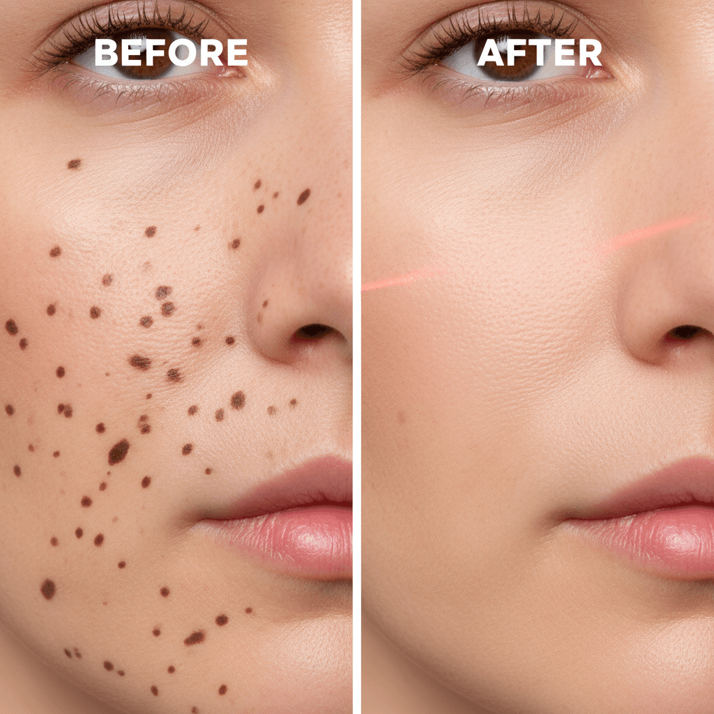 Sun spots faded after PicoWay treatment