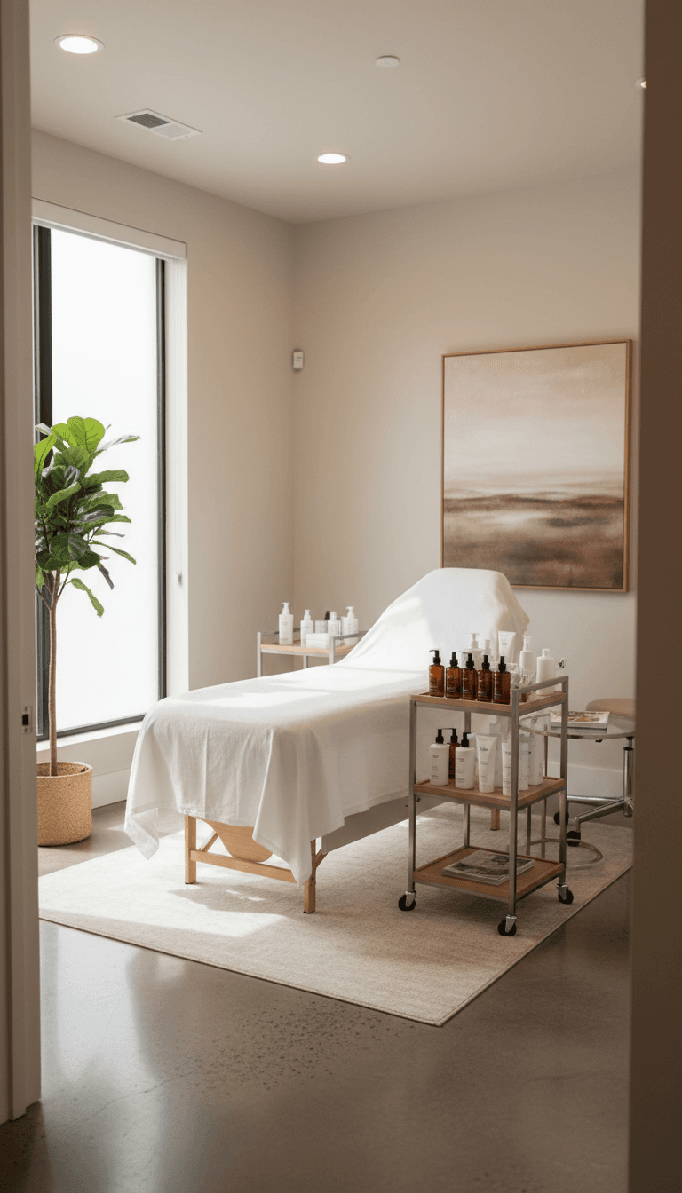 Modern medical aesthetics treatment room at Ever Beauty Clinic