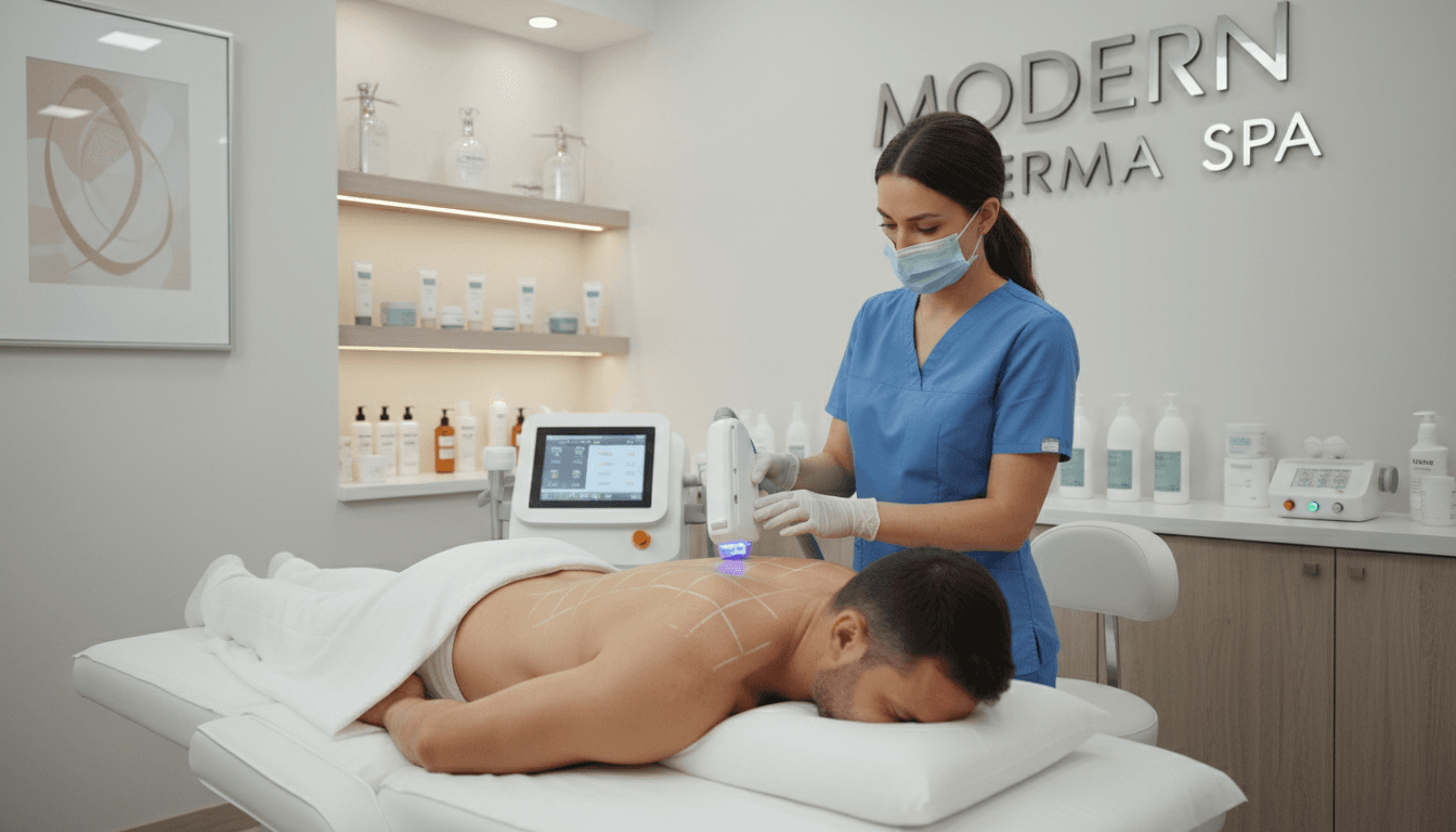 Back and shoulders laser hair removal services in Toronto