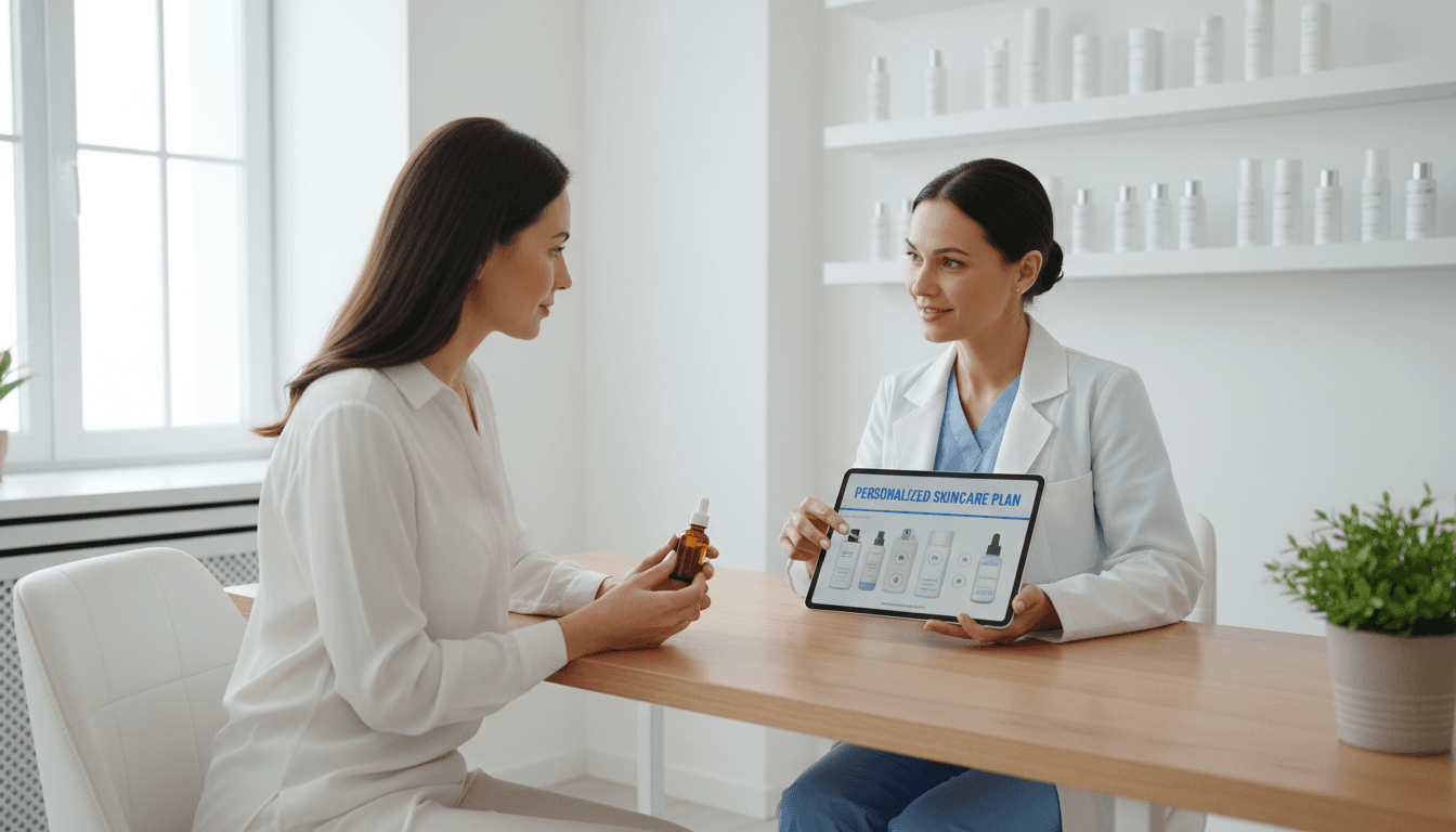 Customized skincare program consultation