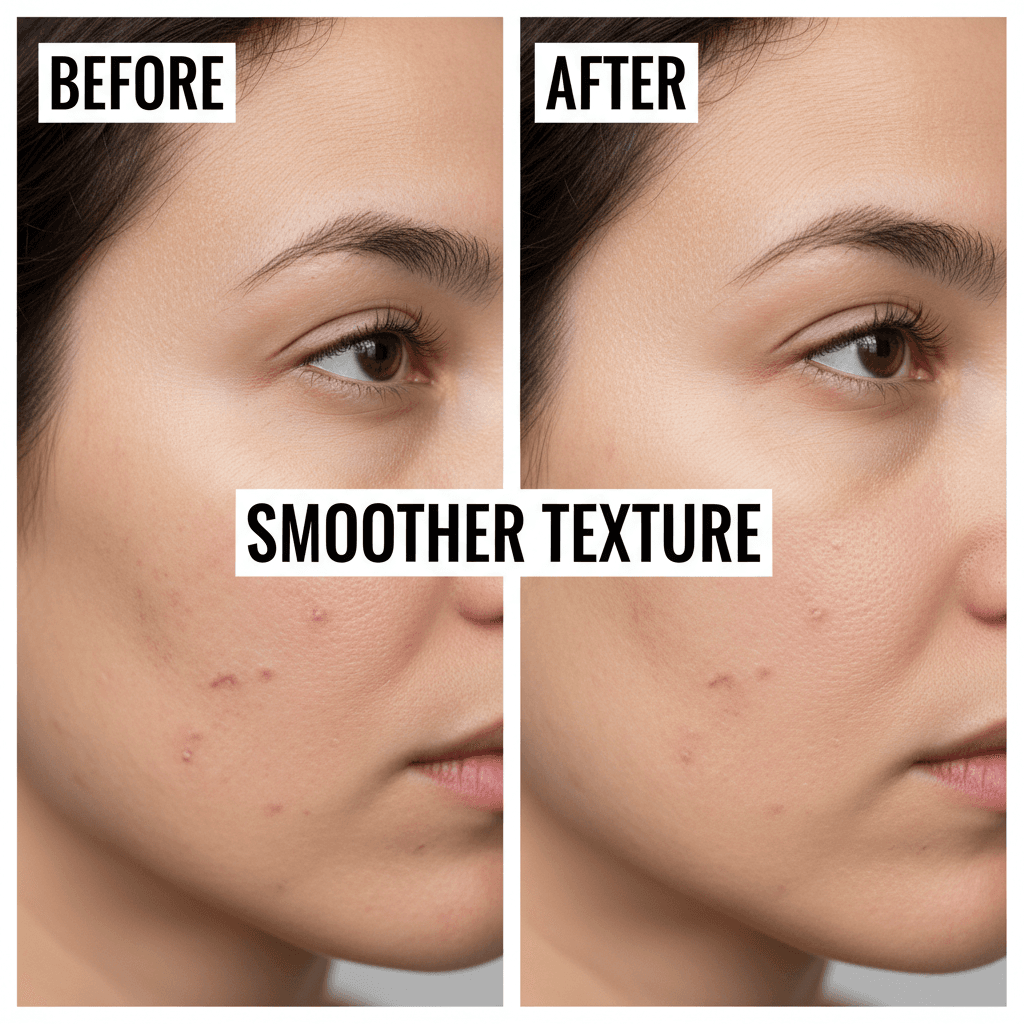 Acne scars visibly reduced after PicoWay