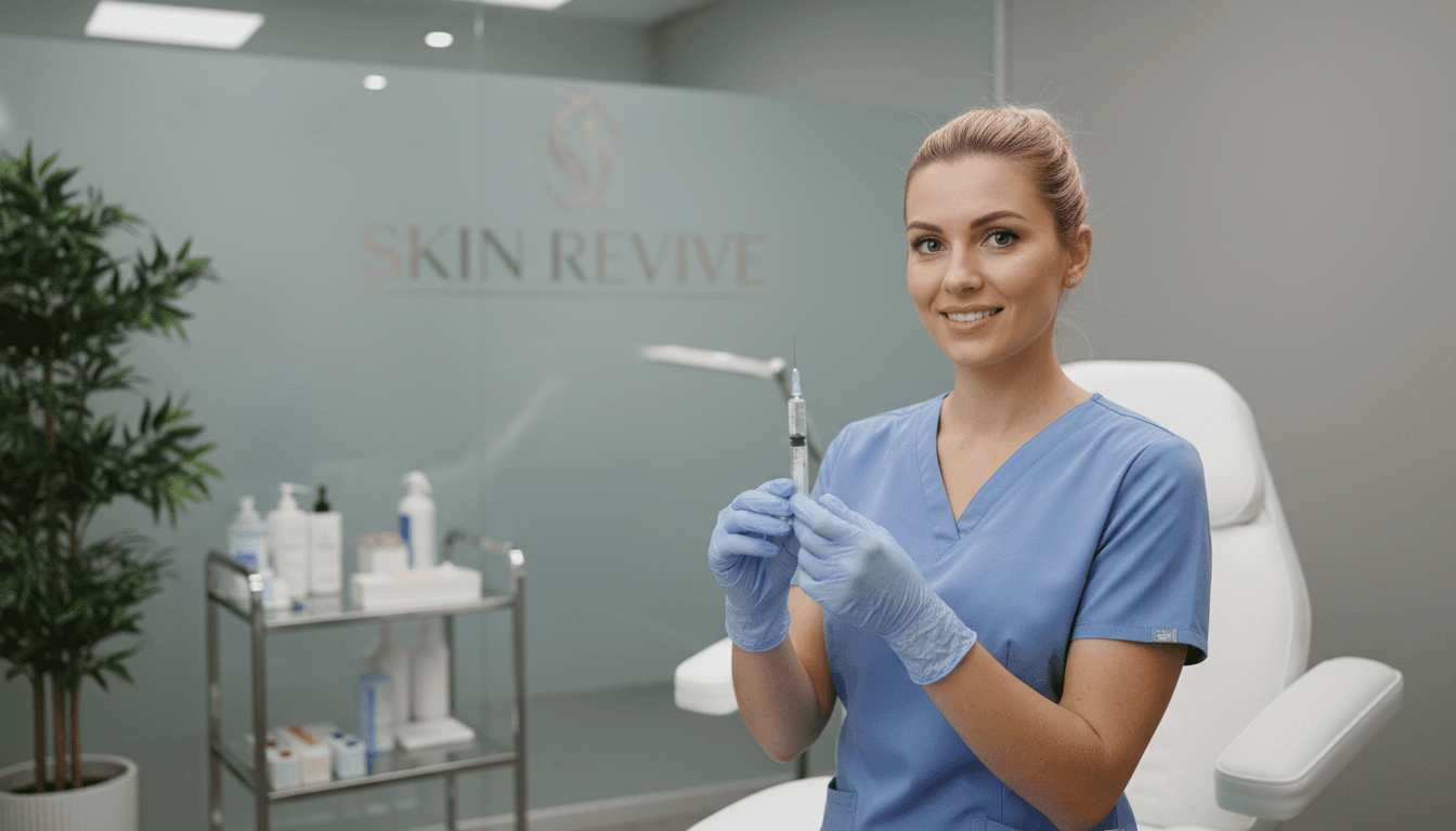 Cosmetic injectables treatment with Botox and Dysport