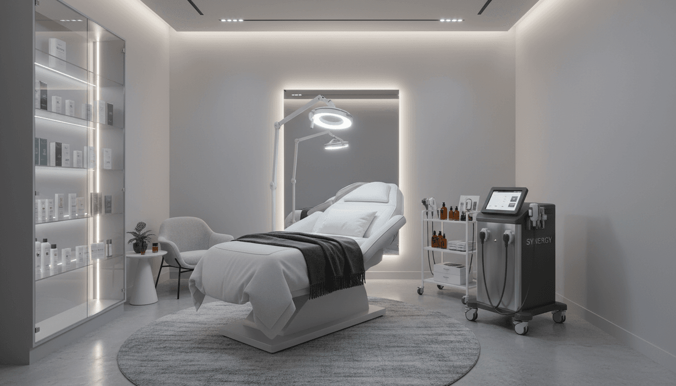 Clean treatment room at Ever Beauty Clinic in Scarborough