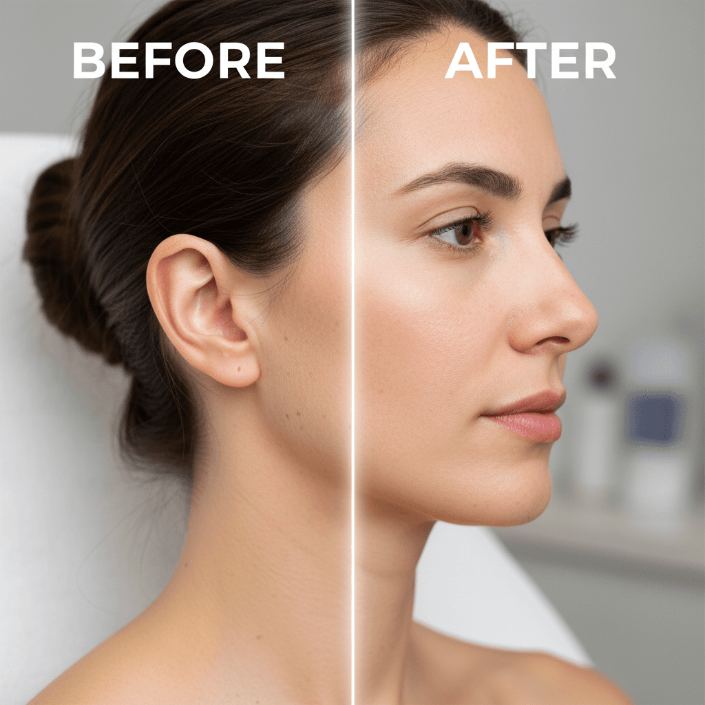 More even skin tone on face after PicoWay