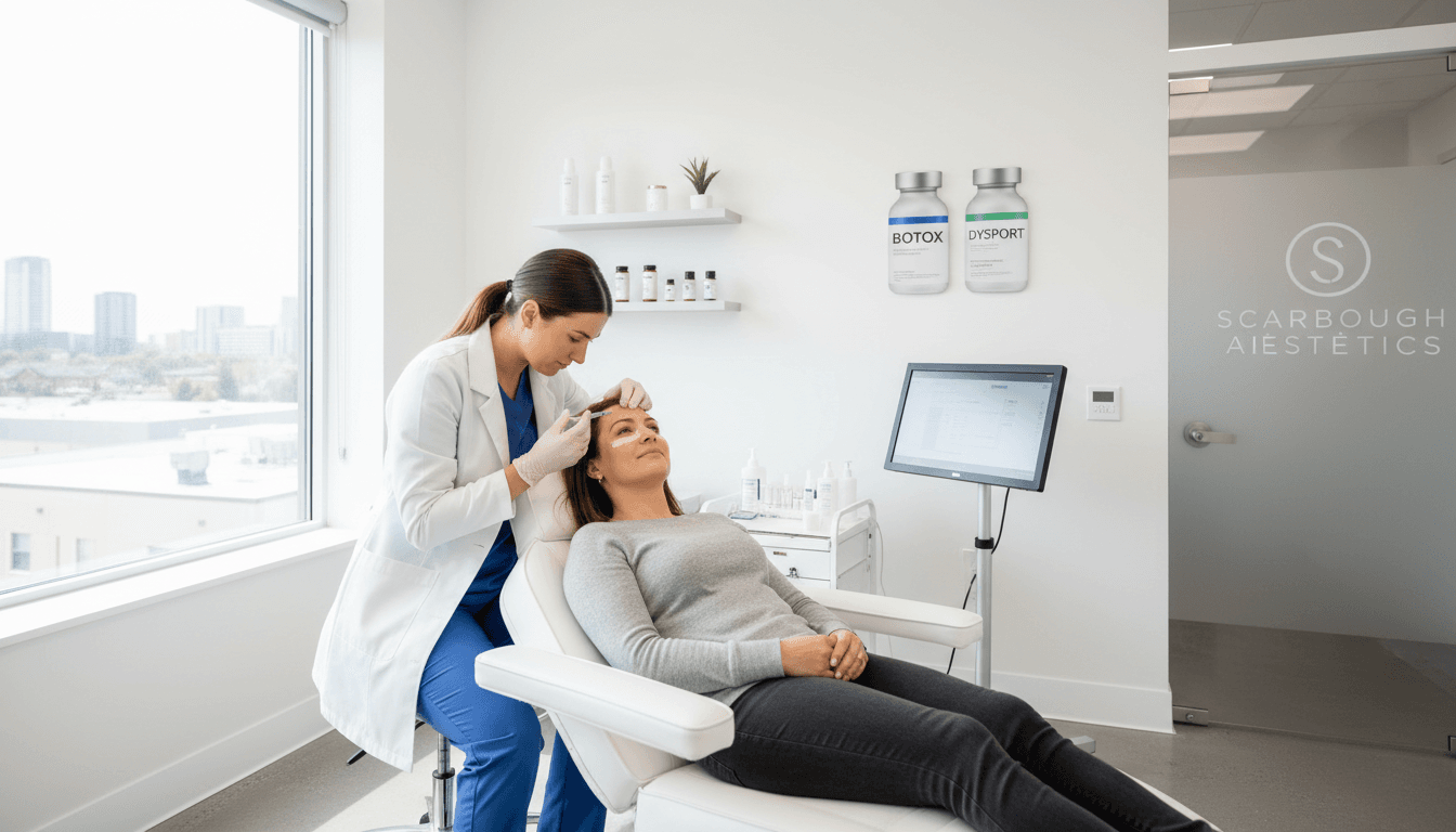 Registered Nurse Injector performing Botox and Dysport treatment at Ever Beauty Clinic