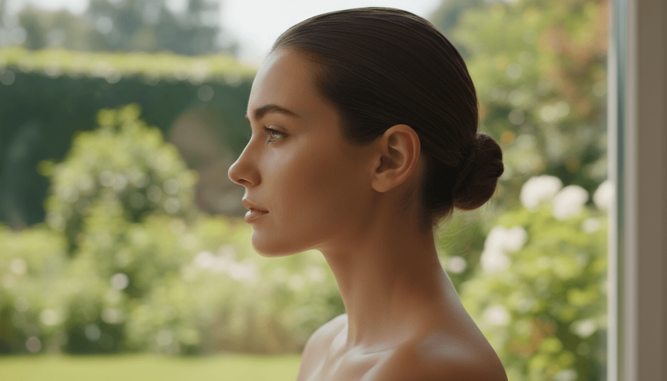 Profile of woman with natural-looking results